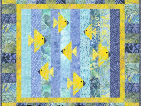 Fish Milling About Quilt Pattern CJC-5098 - Paper Pattern Fashion