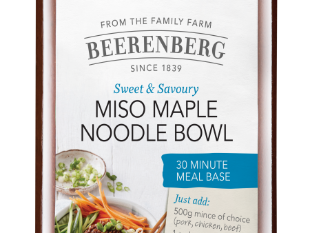 Miso Maple Noodle Bowl 30 Minute Meal Base Supply