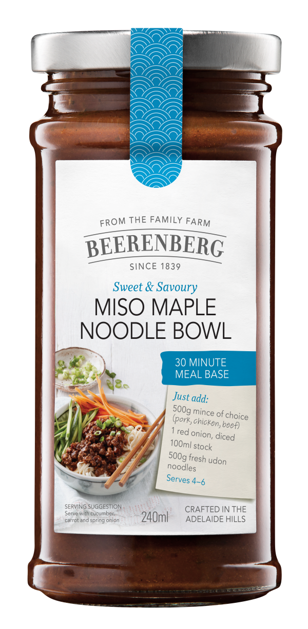 Miso Maple Noodle Bowl 30 Minute Meal Base Supply