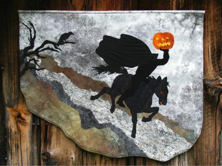 Halloween Horseman Wallhanging Pattern ME-211 - Paper Pattern For Discount