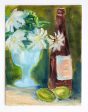 Wine, Limes & Daisies Still Life Painting For Discount