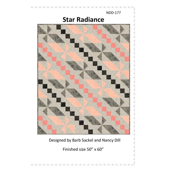 Star Radiance Quilt Pattern NDD-177 - Paper Pattern For Sale