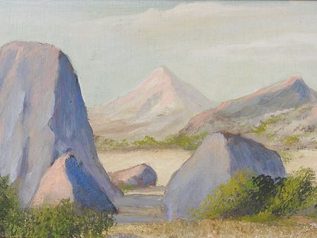 1930 s Mountain Landscape Painting Cheap