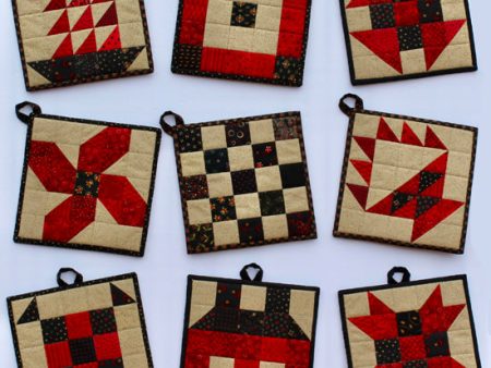 5-Patch Classic Potholder Pattern SP-217 - Paper Pattern Hot on Sale