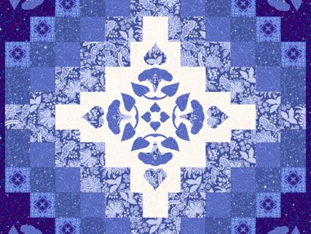 Heavenly Blues Quilt Pattern YF-118 - Paper Pattern Discount