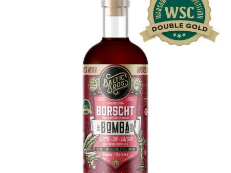 BALTIC BROS Borscht BOMBA Vodka 750mL on Sale