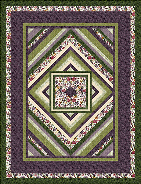 A Splash of Cream Quilt Pattern PS-1017 - Paper Pattern For Cheap