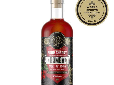 BALTIC BROS Sour Cherry BOMBA Vodka 750mL Supply