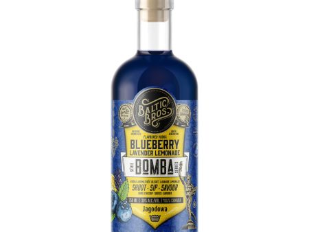 BALTIC BROS Blueberry Lavender Lemonade BOMBA Vodka 750mL For Sale