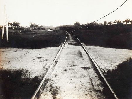 1919 Photograph Railroad Crossing By C. O. Lee San Antonio Texas Online now