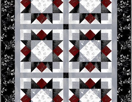 Star Flower Lap Quilt Pattern CJC-50892 - Paper Pattern Hot on Sale