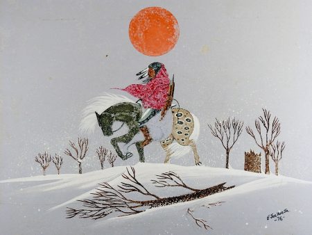 Winter Trail Painting By Edmond Joshua Sale