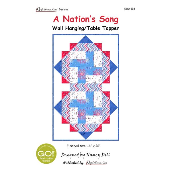 A Nation s Song Quilt Pattern NDD-138 - Paper Pattern Online Hot Sale