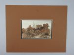 1871 Bothal Castle Watercolor Study Painting Online