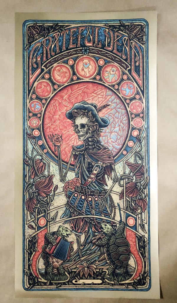 Luke Martin - Grateful Dead: Jack Straw Foil For Sale