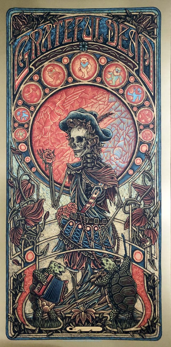 Luke Martin - Grateful Dead: Jack Straw Foil For Sale