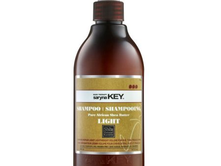 Plaukų šampūnas Saryna KEY Damage Light Pure African Shea Shampoo su taukmedžio sviestu, atstatomasis, skirtas pažeistiems plaukams, neapsunkina plaukų 500 ml +dovana Supply