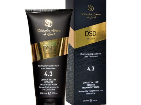 Atstatomoji kaukė su keratinu Dixidox de Luxe Keratin Treatment Mask DSD 4.3 200 ml +dovana For Cheap