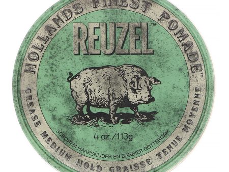 Reuzel Green Grease Medium Hold Plaukų Formavimo Pomada 113g +dovana Reuzel priemonė on Sale