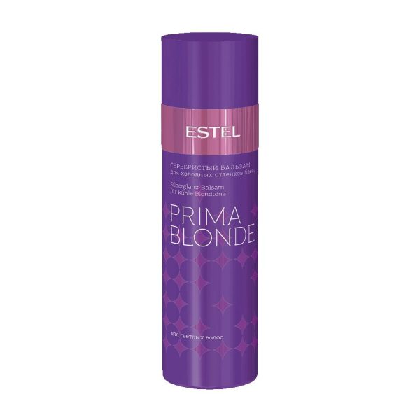 Estel Sidabrinis balzamas šaltiems blondinių atspalviams PRIMA BLONDE, 200 ml Online Sale