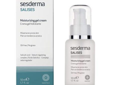 Sesderma SALISES Drėkinamasis gelinis kremas 50 ml +dovana mini Sesderma priemonė Supply