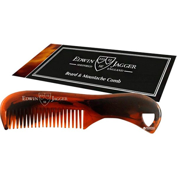 Edwin Jagger BMC03 Beard & Moustache Comb Barzdos ir ūsų šukos (medžio spalvos) Online Sale