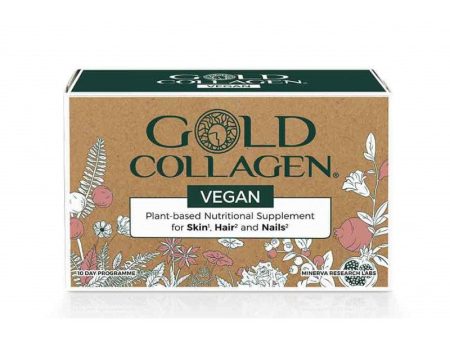 Gold Collagen Vegan Rekomenduojamas veganams ir vegetarams 10x50 ml +dovana Previa plaukų priemonė Hot on Sale