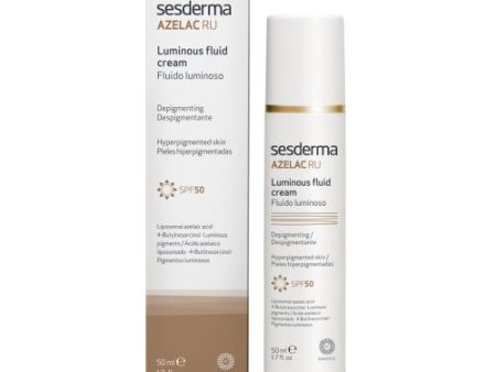 Sesderma AZELAC RU Spindesį suteikiantis kreminis fluidas SPF50 50 ml +dovana mini Sesderma priemonė Hot on Sale