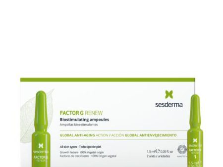 Sesderma FACTOR G Intensyvi jauninanti sistema 7×1,5ml +dovana mini Sesderma priemonė Discount