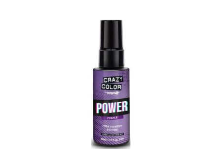 Koncentruotas pigmentas plaukams Crazy Color Toning Drops Purple COL002551, 50 ml, violetinė spalva Fashion